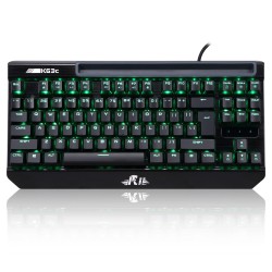 Tastatura Gaming iluminata, mecanica cu durabilitate extrema, Rii