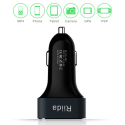 Incarcator Universal Auto 3 USB, Rii  