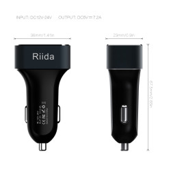 Incarcator Universal Auto 3 USB, Rii  