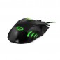 Mouse gaming, optic 2400 DPI, USB, cu fir, 7 butoane, iluminare verde, Esperanza