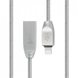Cablu USB Zinc, iPhone Silver, transfer date, 