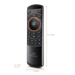 telecomanda universala smart tv cu tastatura qwerty si air mouse