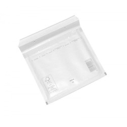Plic cu bule antisoc pentru CD DVD 200x175 mm alb