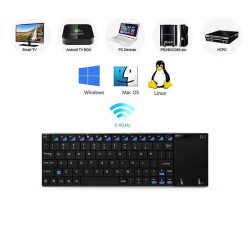 Tastatura Smart TV multimedia wireless cu touchpad 7 inch