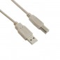 Cablu USB 2.0, tip A-B, pentru imprimanta, 3m, gri Cablu USB 2.0, tip A-B, pentru imprimanta, 3m, gri