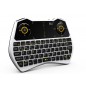 Mini tastatura Rii i28C, wireless, iluminata, touchpad, pentru Computer, Smart TV Mini tastatura Rii i28C, wireless, iluminata, touchpad, pentru Computer, Smart TV