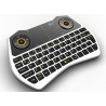 Mini tastatura Rii i28C, wireless, iluminata, touchpad, pentru Computer, Smart TV 