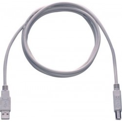 Cablu USB 2.0, tip A-B, pentru imprimanta, 3m, gri