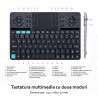Tastatura Rii K16 multimedia Dual mode cu carcasa din aluminiu