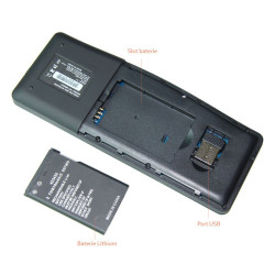 MINI TASTATURA WIRELESS N7 CU MOUSE PAD SI TELECOMANDA MULTIMEDIA  