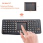 Mini tastatura Rii N7 wireless qwerty multimedia cu touchpad