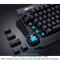 Tastatura Gaming mecanica iluminata, USB, cu suport telefon, K63C Rii