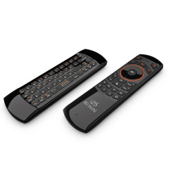 telecomanda universala smart tv cu tastatura qwerty si air mouse
