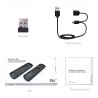 telecomanda universala smart tv cu tastatura qwerty si air mouse