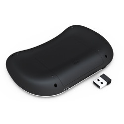 Mini tastatura Smart TV  XBox, PS, PC, Notebook cu touch pad, Alb Rii 