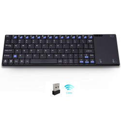 Tastatura Smart TV multimedia wireless cu touchpad 7 inch