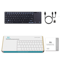 Tastatura Smart TV multimedia wireless cu touchpad 7 inch