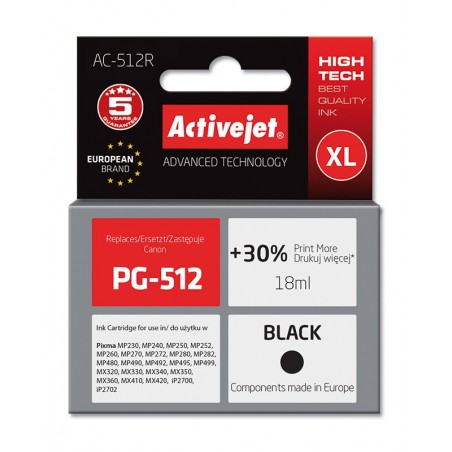 Cartus compatibil AC-PG512 XL pentru imprimante Canon