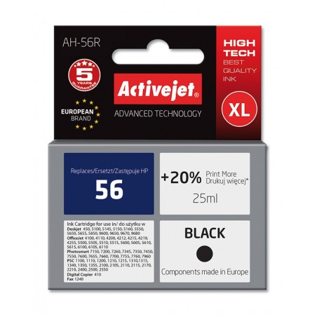 Cartus compatibil AC-C6656 AC-HP-56 black pentru HP