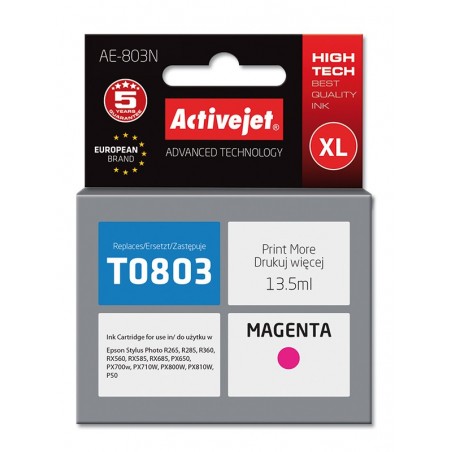 Cartus compatibil AC-T0803 magenta Epson C13T08034010