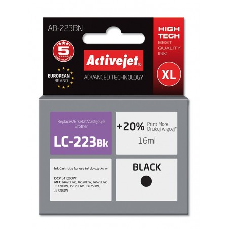 Cartus LC223 Black compatibil Brother