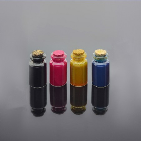Cerneala fluorescenta vizibila inkjet pentru Epson, set 4 culori