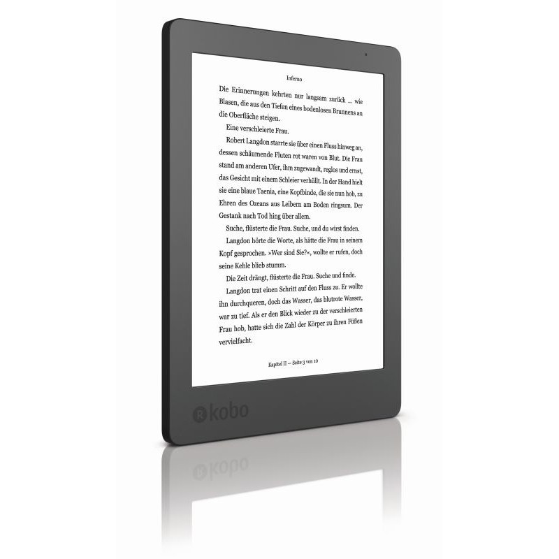 eBook Reader Kobo Aura, 4GB, 212 dpi, LED frontlight, Wi-fi, Negru