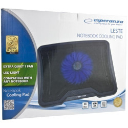 Stand cooler laptop 15.6 inch, USB, ventilator 16 cm, Esperanza Leste