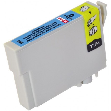 Cartus compatibil T0802 cyan pentru Epson C13T08024010, Premium Activejet, Garantie 5 ani