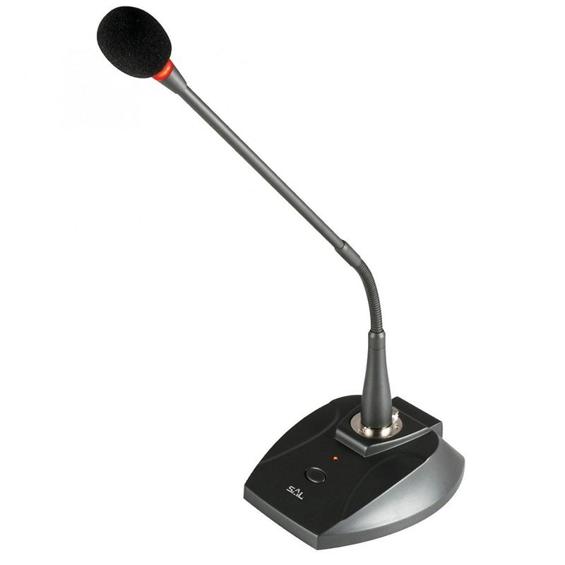 Microfon de masa profesional, XLR 6.3 mm, LED-uri semnalizare, SAL M 11