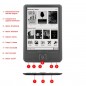 eBook Reader Energy Sistem, 4 GB, 6 inch, microSD, functie audio, slim, Metek eBook Reader Energy Sistem, 4 GB, 6 inch, microSD, functie audio, slim, Metek