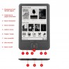 eBook Reader Energy Sistem, 4 GB, 6 inch, microSD, functie audio, slim, Metek