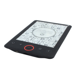 eBook Reader, display 6 inch eInk, 4 GB, microSD, slim, negru, Metek