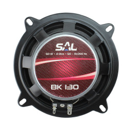 Set 2 difuzoare auto, 100 W, 130 mm, 4 ohmi, con dublu, Sal