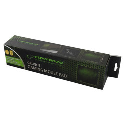 Mouse pad gaming, 40x30 cm, antiderapant, verde, Esperanza Grunge Maxi