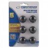 Suport multifunctional tip clema pentru cabluri, 6 bucati, Esperanza