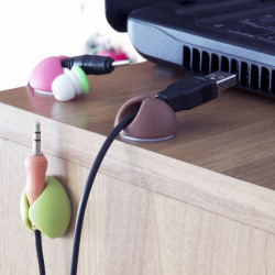 Suport multifunctional tip clema pentru cabluri, 6 bucati, Esperanza
