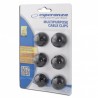 Suport multifunctional tip clema pentru cabluri, 6 bucati, Esperanza