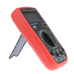 Multimetru digital profesional, ecran LCD, 2 functii, rosu