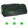 Tastatura multimedia USB iluminata in 7 culori, Rii RK900