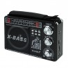 Radio portabil MP3, USB, SD, 3 frecvente AM/FM/SW, acumulator, Waxiba