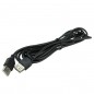 Cablu extensie USB 2.0, conector A to A, 1 metru, negru