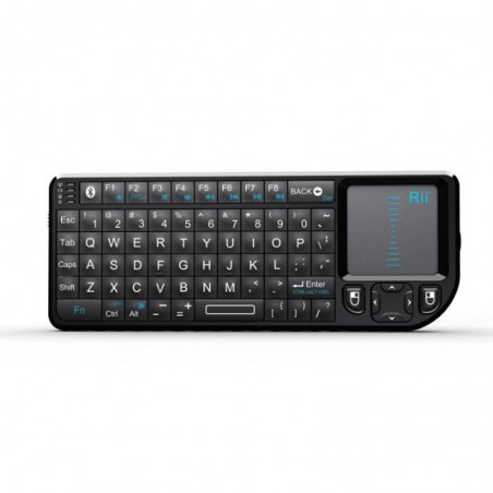 Mini tastatura Rii bluetooth cu touch pad si laser