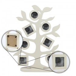 Rama foto multipla in forma de copac, lemn, 32x42 cm, Resigilata