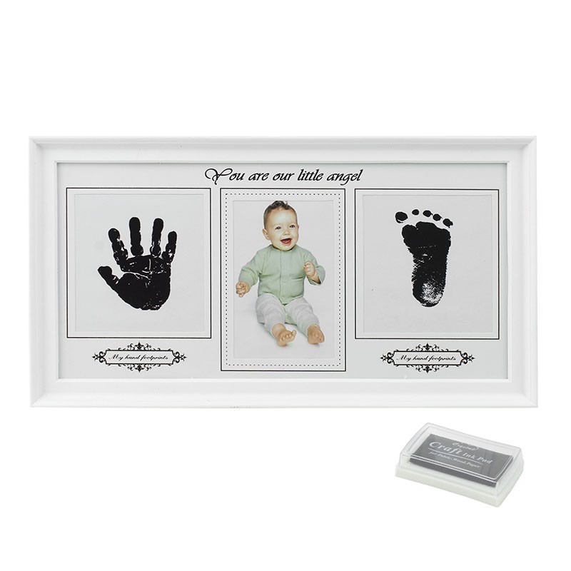 Rama foto amprenta bebe, 39x22 cm, tusiera inclusa