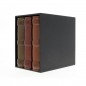 Set 3 albume foto DeLuxury, 10x15, 600 poze, piele eco, cutie decorativa neagra