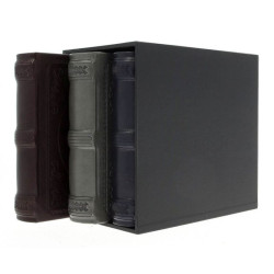 Set 3 albume foto Elegance, 10x15, 600 poze, piele eco, cutie decorativa