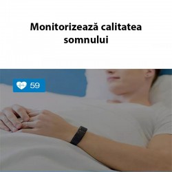 Bratara Smart Watch Fitness SE09S, 14 functii, display OLED, iOS si Android, SOVOGUE