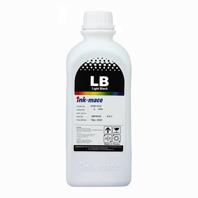 Cerneala SuperChrome Light Black pigment pentru Epson R2100 R2200 R2400 Cantitate : 1000 ml