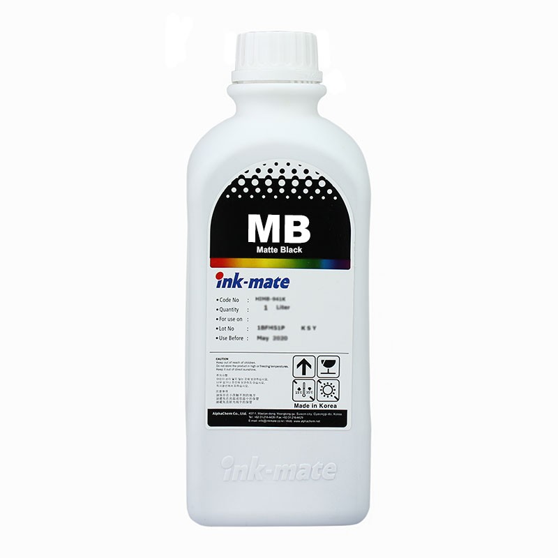 Cerneala SuperChrome Matte Black pigment pentru Epson R2100 R2200 R2400 Cantitate : 1000 ml